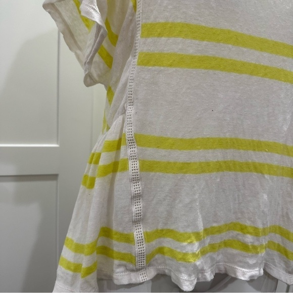 Anthropologie Postmark Hitch Stripe Linen Blend Size Medium - Picture 6 of 10